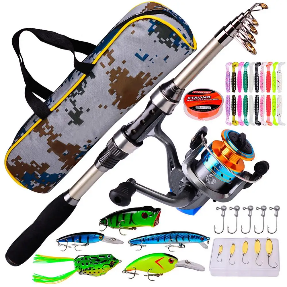 1.8m Fishing Rod Bag Combination Portable Fishing Suit Metal Reel 100M Nylon Line Set With Storage Bag Fishing Accessories
1.8m Fishing Rod Bag Combination Portable Fishing Suit Metal Reel 100M Nylon Line Set With Storage Bag Fishing Accessories