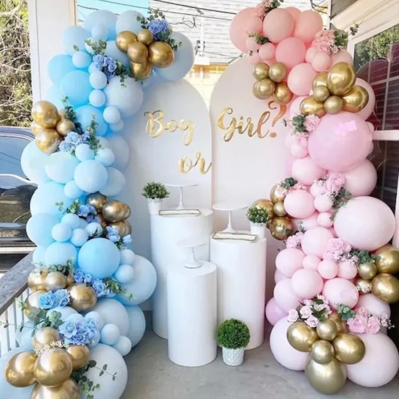 146/292 Pcs Double Face Macaron Blue Pink Balloon Garland Arch Kit Chrome Gold Balloon Decoration for Baby Shower Home Party
146/292 Pcs Double Face Macaron Blue Pink Balloon Garland Arch Kit Chrome Gold Balloon Decoration for Baby Shower Home Party