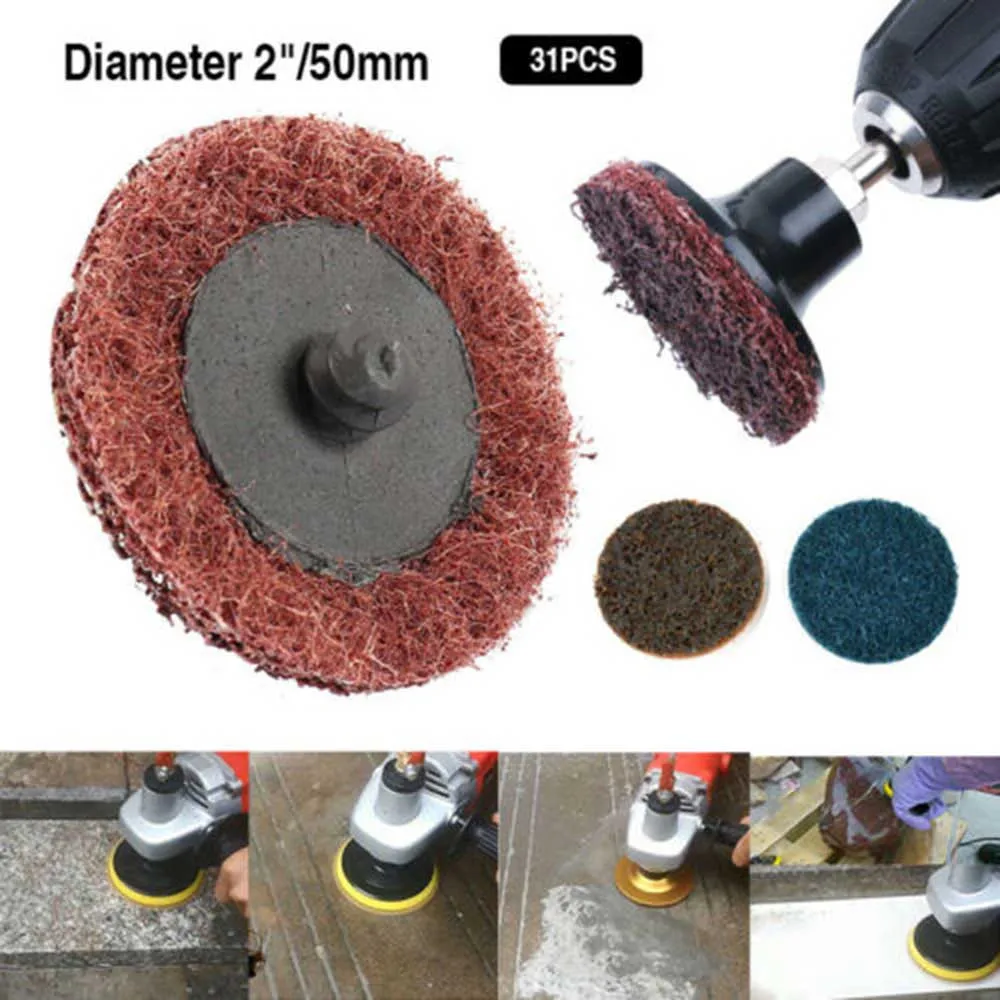 30pcs 1inch Quick Change Discs Die Grinder Sanding Discs For Surface Prep Strip Grind Polish Burr Rust Removal
30pcs 1inch Quick Change Discs Die Grinder Sanding Discs For Surface Prep Strip Grind Polish Burr Rust Removal