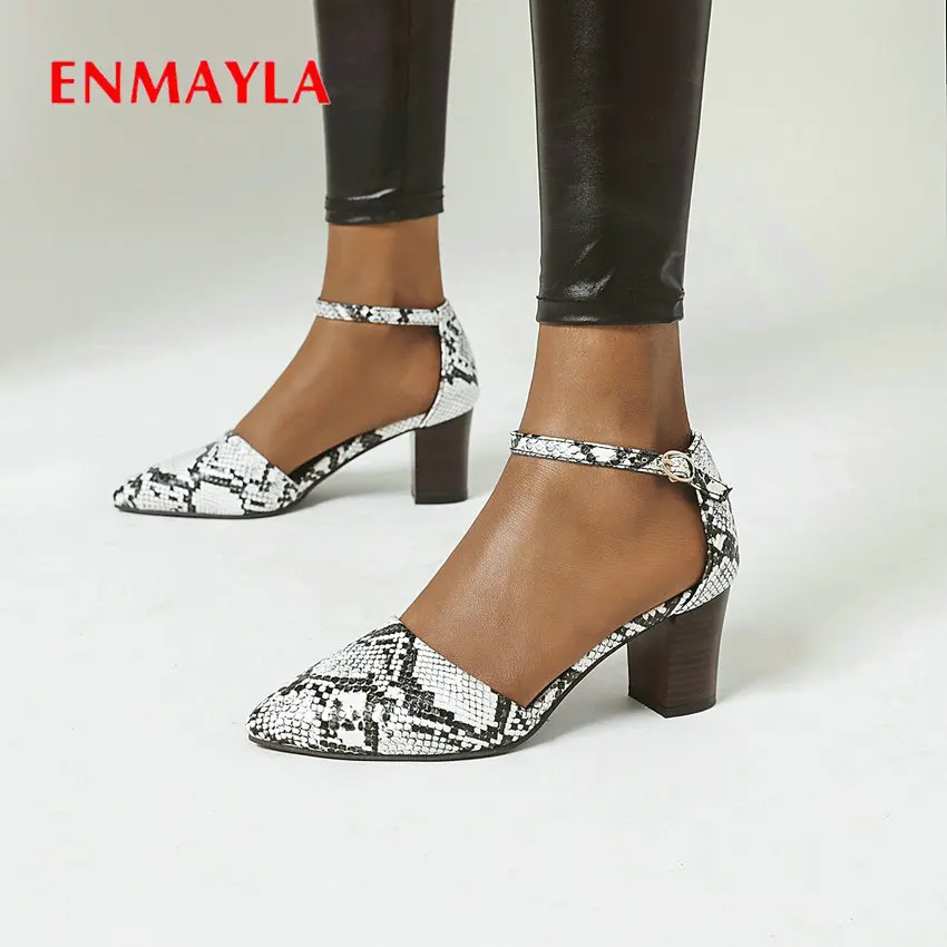 ENMAYLA D'Orsay & Two-Piece Pointed Toe Casual Buckle Strap Womens Shoes Elegant Wedding Shoes Square Heel High Heels 34-43
ENMAYLA D'Orsay & Two-Piece Pointed Toe Casual Buckle Strap Womens Shoes Elegant Wedding Shoes Square Heel High Heels 34-43