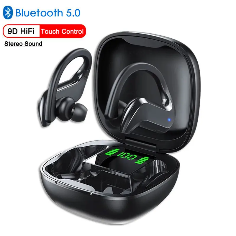 

TWS Earphones Bluetooth 5.0 Wireless Bluetooth Headphone Noise Cancelling 9D HiFi Stereo Sport Headset Handsfree With Microphone