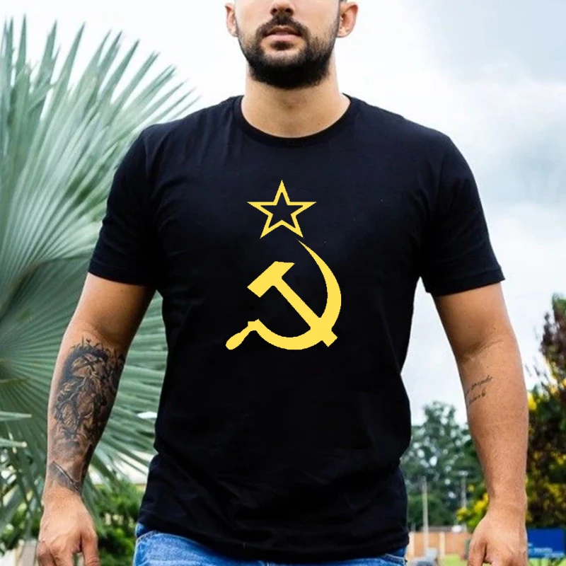 Hot Sale New Style Redstar T-shirt Men and Women Short Sleeve Novelty Streetwear Fashion Tee T Shirts Men Clothing
Hot Sale New Style Redstar T-shirt Men and Women Short Sleeve Novelty Streetwear Fashion Tee T Shirts Men Clothing