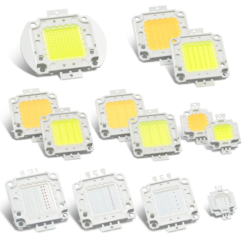 

RGB 3500K 6500K LED Bead 10W 20W 30W 50W 100W High Power Cob Highbay Lamp Flood Lamp Street Lamp Leads