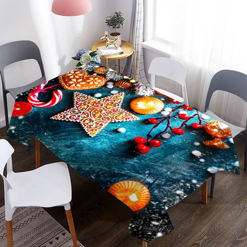 Christmas Decoration Print Oxford Fabric Tablecloth Waterproof Thick Rectangular Wedding Dining Table Cover Tea Table Cloth
Christmas Decoration Print Oxford Fabric Tablecloth Waterproof Thick Rectangular Wedding Dining Table Cover Tea Table Cloth