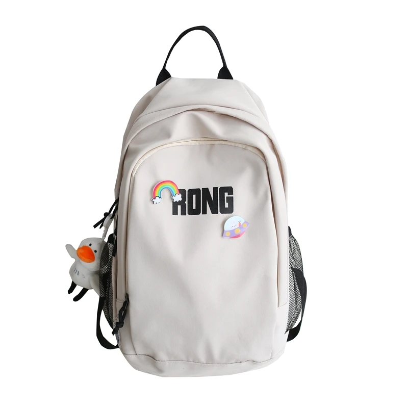 Qyahlybz schoolbag korean harajuku nylon large capacity simple ins feminina backpack casual travel women's shoulder bag 
Qyahlybz schoolbag korean harajuku nylon large capacity simple ins feminina backpack casual travel women's shoulder bag