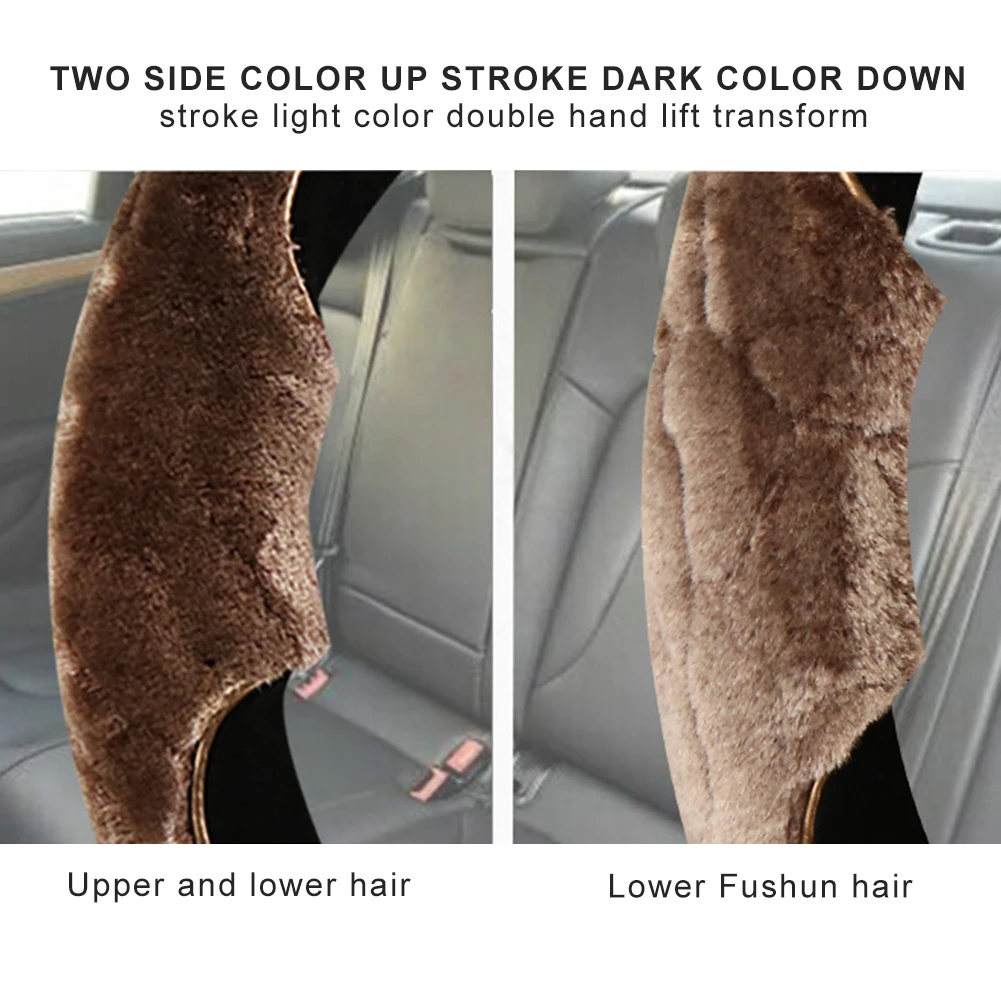 Car Accessories Universal 15" Car Steering Wheel Cover Winter Warm Plush Cover Car Interior Decoration and Accessories
Car Accessories Universal 15" Car Steering Wheel Cover Winter Warm Plush Cover Car Interior Decoration and Accessories