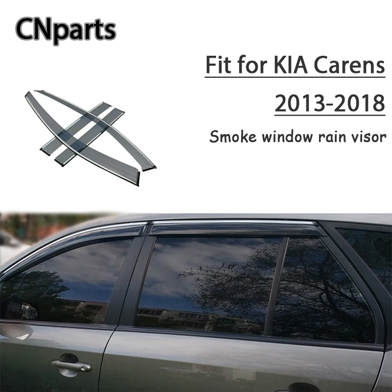 Auto Parts 4pcs ABS For Kia Carens 2013 2014 2015-2018 Car Smoke Window Sun Visor Keep Fresh Air convection Accessories
Auto Parts 4pcs ABS For Kia Carens 2013 2014 2015-2018 Car Smoke Window Sun Visor Keep Fresh Air convection Accessories