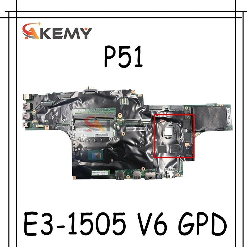 Akemy для Lenovo Thinkpad P51 Материнская плата ноутбука NM-A451 процессор E3-1505 V6 GPU 4 Гб протестированы 100% рабочая FRU 01AV375 01AV365
Akemy для Lenovo Thinkpad P51 Материнская плата ноутбука NM-A451 процессор E3-1505 V6 GPU 4 Гб протестированы 100% рабочая FRU 01AV375 01AV365
