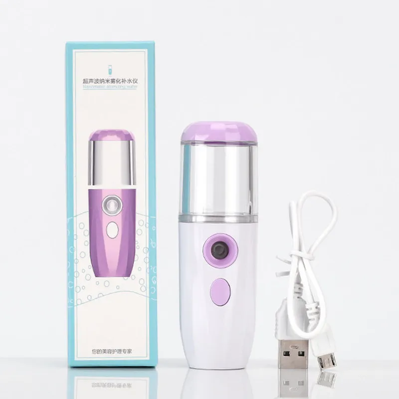 USB Rechargable Humidifier Air Diffuser Handheld Water Ultrasonic Nano Essential Car Oil Steamed Face With Light For Home
USB Rechargable Humidifier Air Diffuser Handheld Water Ultrasonic Nano Essential Car Oil Steamed Face With Light For Home