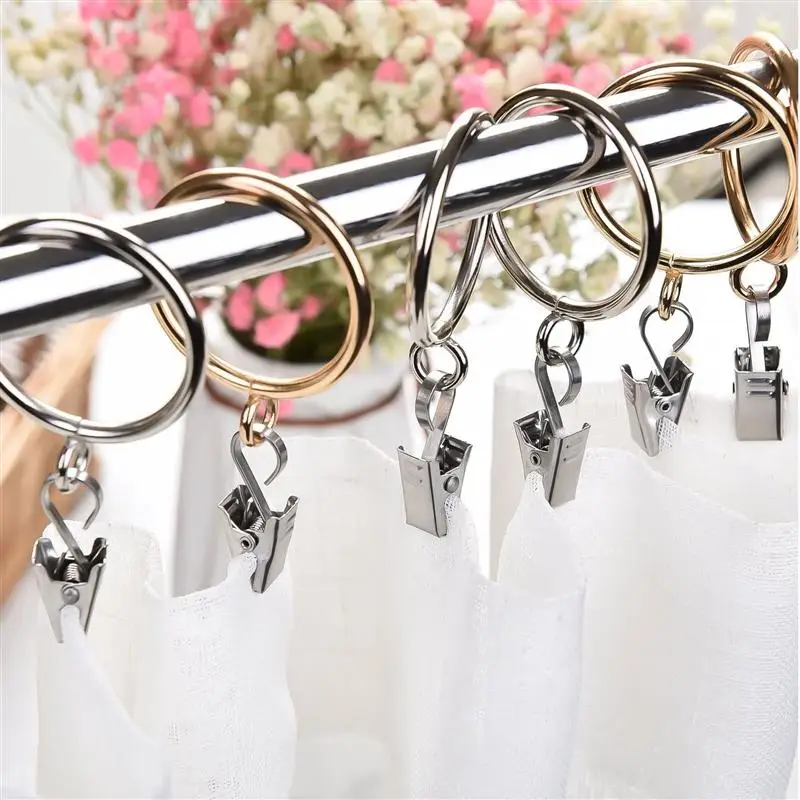 Clip Curtain Drapery Ring Hook Bathroom Anger Rings Cloth Picturetie Window Hrod Holder Hanger Lights Party String Metal
Clip Curtain Drapery Ring Hook Bathroom Anger Rings Cloth Picturetie Window Hrod Holder Hanger Lights Party String Metal