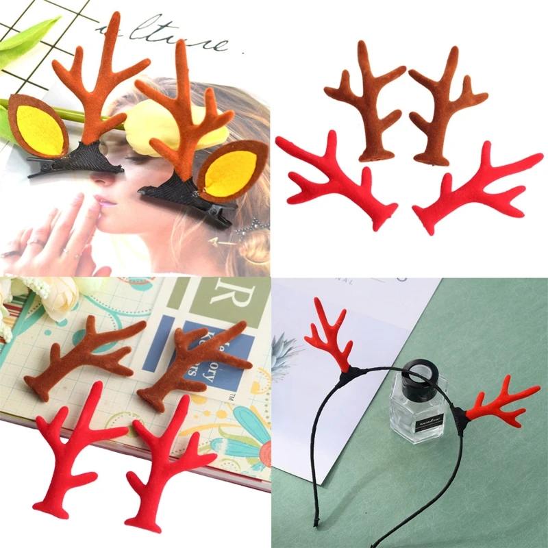 5Pair Christmas Simulation Antlers Headwear Headband Artificial Sika Deer Antlers Christmas New Year Decorations
5Pair Christmas Simulation Antlers Headwear Headband Artificial Sika Deer Antlers Christmas New Year Decorations