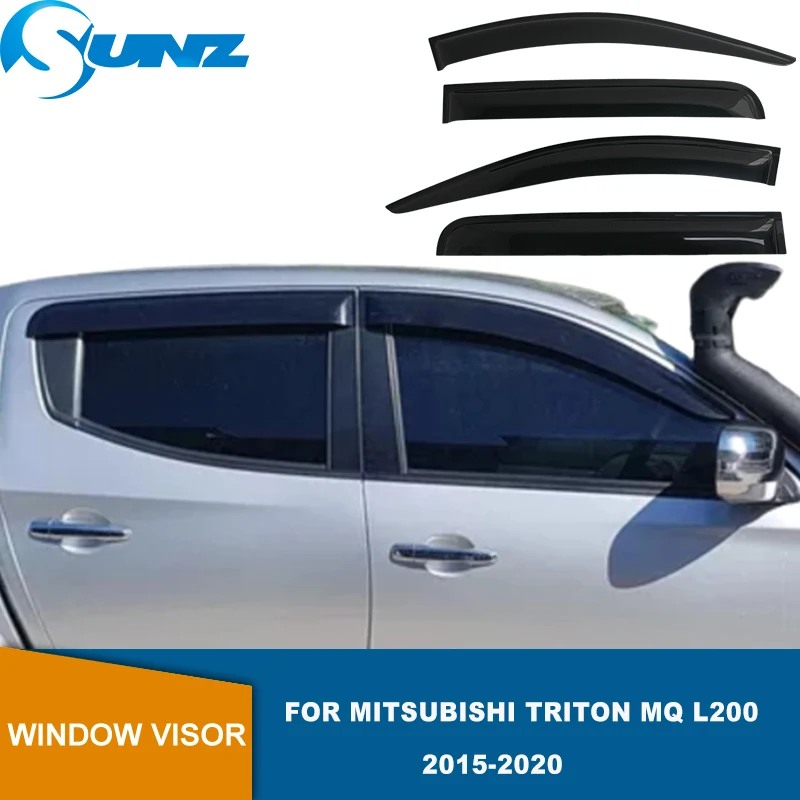 Оконный козырек для Mitsubishi Triton MQ MR L200 2015 2016 2017 2018 2019 2020 2021 боковое окно дефлекторы