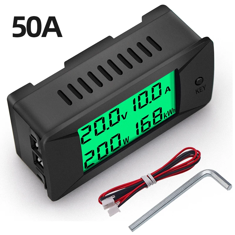 Peacefair PZEM-025 DC Display Digital Volt Meter Car Bidirectional Ammeter Power Kwh Watt Meter 300v 50A Shunt Bulit-in
Peacefair PZEM-025 DC Display Digital Volt Meter Car Bidirectional Ammeter Power Kwh Watt Meter 300v 50A Shunt Bulit-in