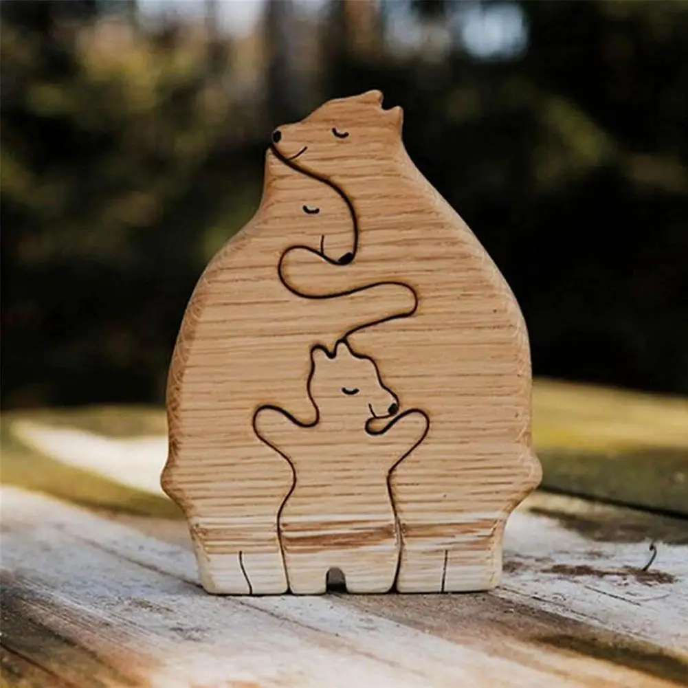 3Pcs/Set Wooden Statue Cute Lightweight Durable Mothers Day Gift Animal Shape Sculpture Ornament for Home
3Pcs/Set Wooden Statue Cute Lightweight Durable Mothers Day Gift Animal Shape Sculpture Ornament for Home