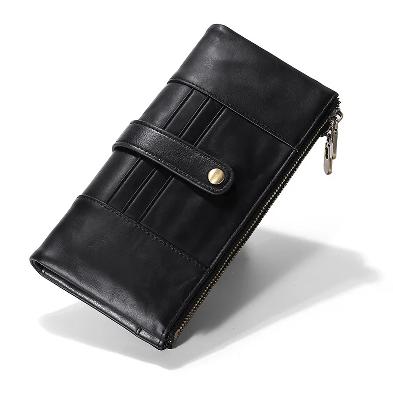 Limited edition Fashion Genuine Leather Long Wallet Men RFID Double Zipper Wallets Big Bills Purse Cowhide Card Holder Purses
Limited edition Fashion Genuine Leather Long Wallet Men RFID Double Zipper Wallets Big Bills Purse Cowhide Card Holder Purses