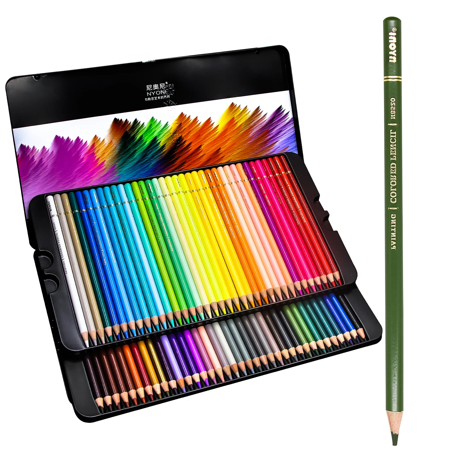 NYNOI 24/36/48/72/120 Colored pencil Oil Professional 3.7mm Refill Tin box Graffiti Drawing pencils For Painting School Supplies
NYNOI 24/36/48/72/120 Colored pencil Oil Professional 3.7mm Refill Tin box Graffiti Drawing pencils For Painting School Supplies