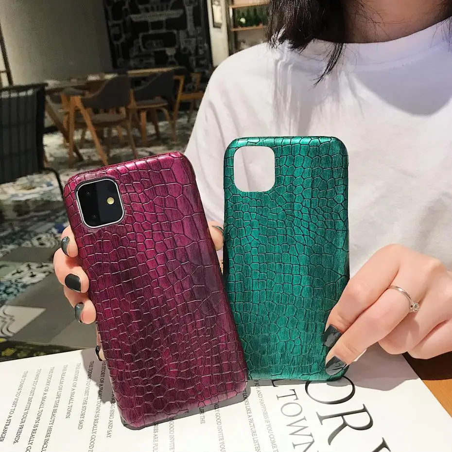 Business Crocodile pattern Phone Cover Case For Iphone X 11 pro Xs Max Xr 10 8 7 6 6s Plus Luxury hard pu leather Coque Fundas
Business Crocodile pattern Phone Cover Case For Iphone X 11 pro Xs Max Xr 10 8 7 6 6s Plus Luxury hard pu leather Coque Fundas