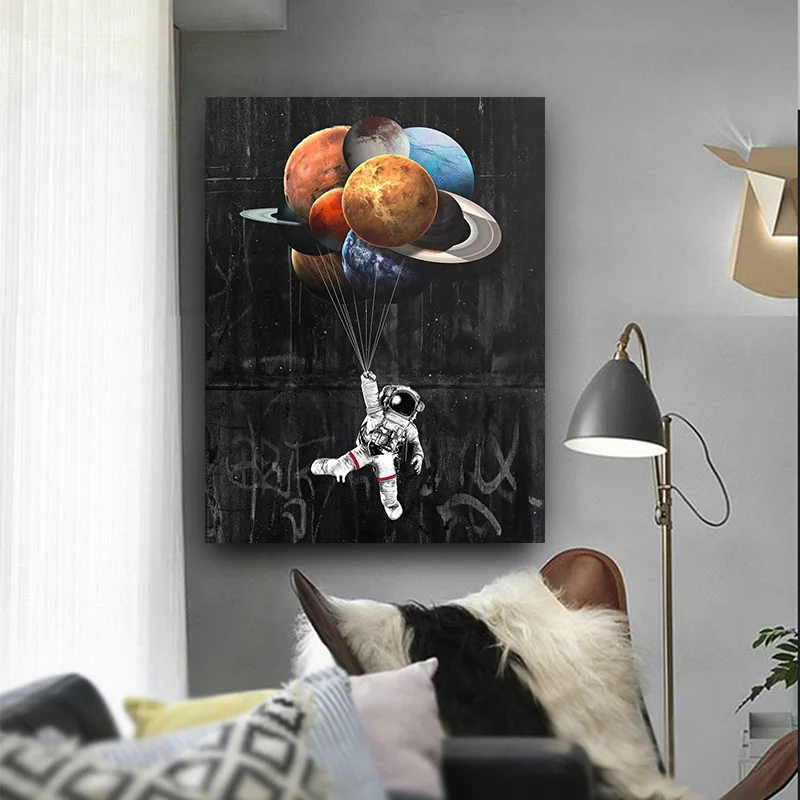 Nordic Poster Astronaut Rocket Earth Abstract Wall Art Pictures Canvas Painting No Frame For Living Room Modern Home Decor
Nordic Poster Astronaut Rocket Earth Abstract Wall Art Pictures Canvas Painting No Frame For Living Room Modern Home Decor