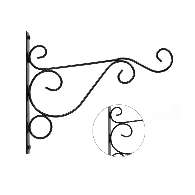 Wall Hanging Flower Basket Hook Bracket Metal Wrought Iron Lantern Flower Pot Shelf With Screws Home Garden Wall Decoration
Wall Hanging Flower Basket Hook Bracket Metal Wrought Iron Lantern Flower Pot Shelf With Screws Home Garden Wall Decoration