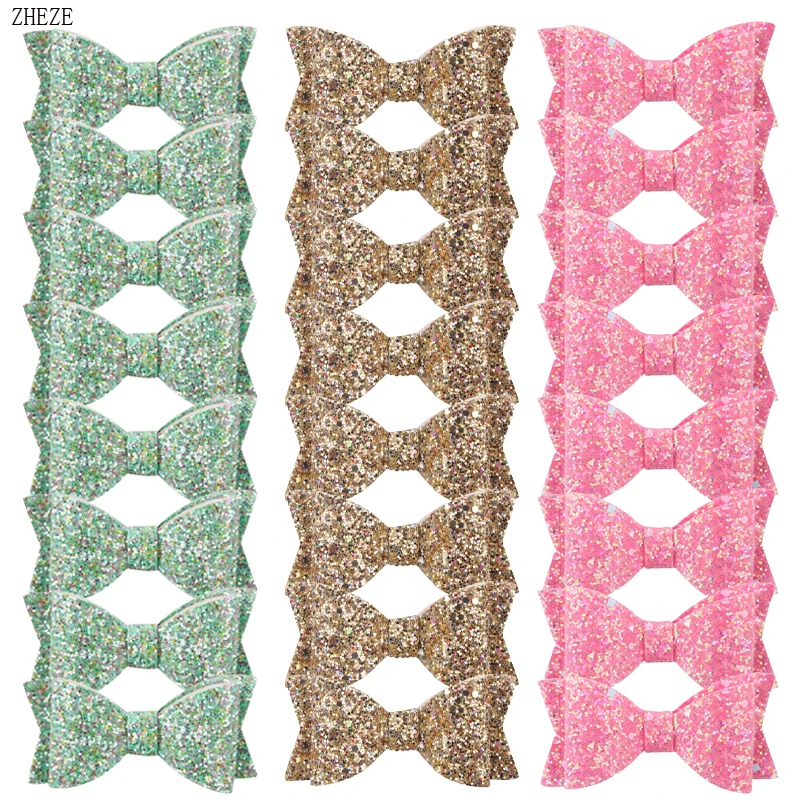 2Pcs/Lot Cute 4'' Sequin Leather Bow Barrette Kids Girls DIY Hair Accessories Hairbow Clip Hairpins For Women
2Pcs/Lot Cute 4'' Sequin Leather Bow Barrette Kids Girls DIY Hair Accessories Hairbow Clip Hairpins For Women
