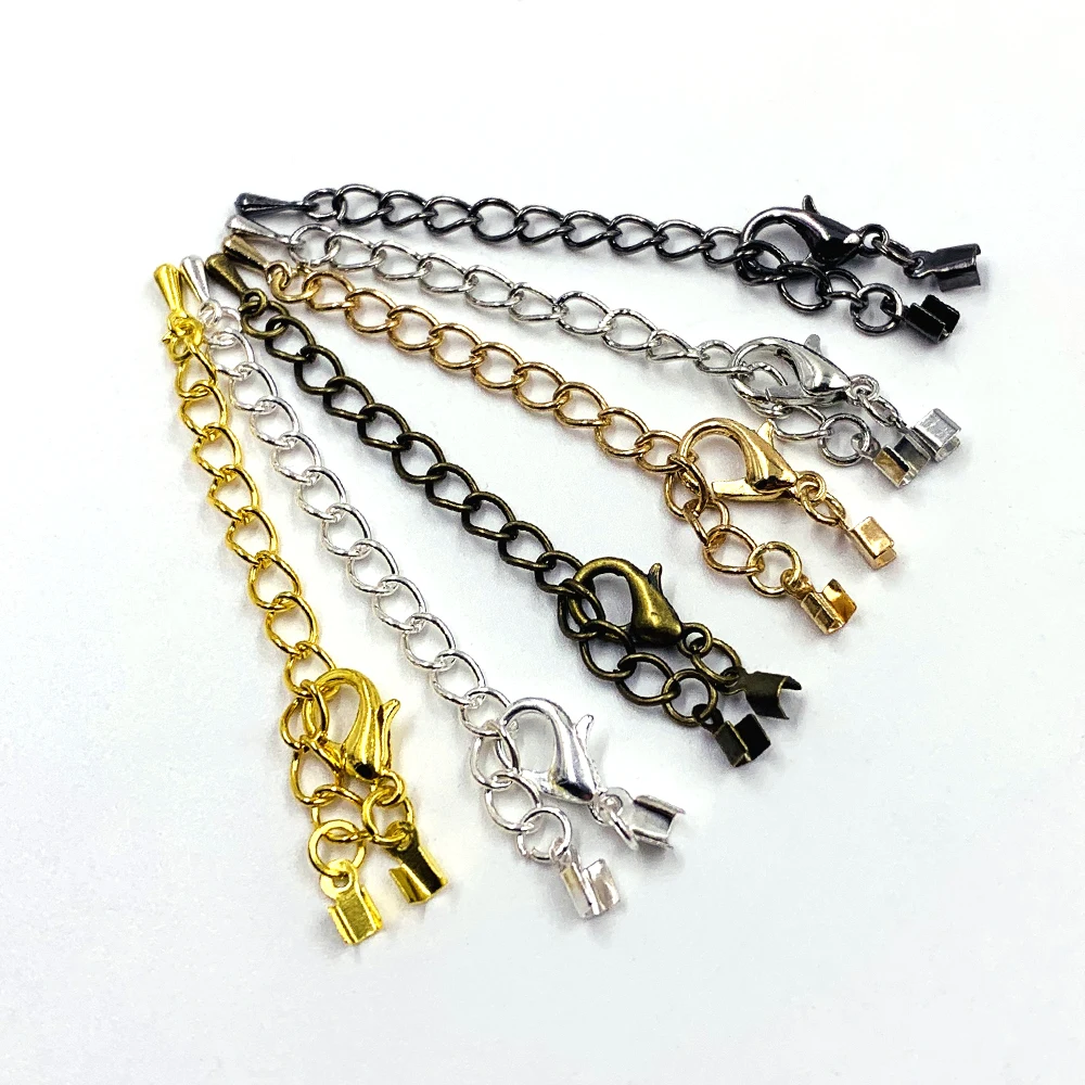 10Pcs/Lot DIY Bracelet Cord Clips Extender Tail Chains With Lobster Clasp Jewelry Making Water Drops Charms Extension Chain
10Pcs/Lot DIY Bracelet Cord Clips Extender Tail Chains With Lobster Clasp Jewelry Making Water Drops Charms Extension Chain