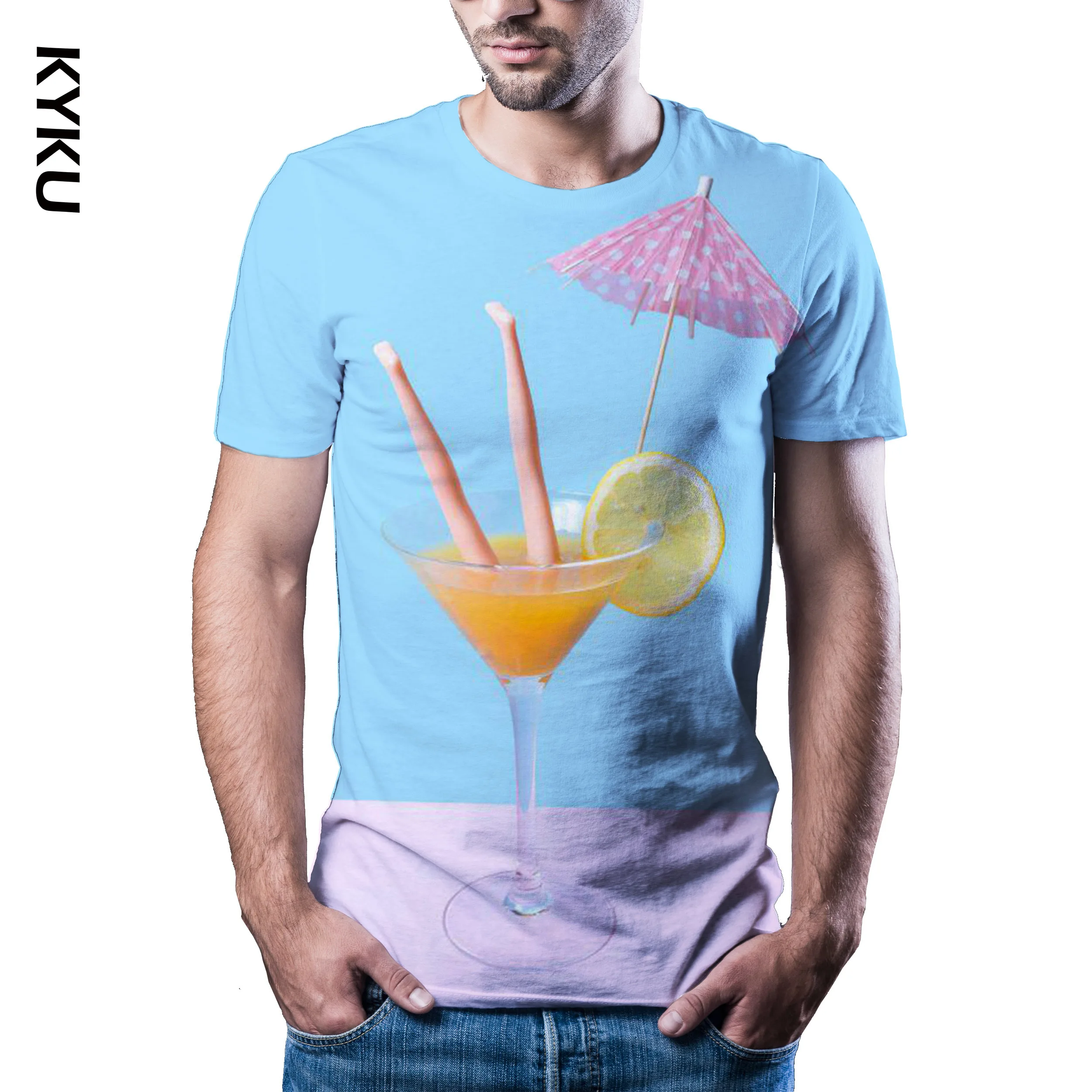 KYKU hottest new funny T-shirt hip hop men's / women's 3D printing T-shirt short sleeve original accommodation style T-shirt
KYKU hottest new funny T-shirt hip hop men's / women's 3D printing T-shirt short sleeve original accommodation style T-shirt