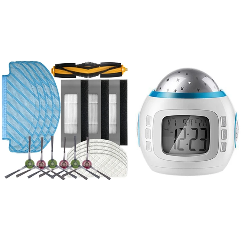 Набор тканей для швабры с фильтром и щеткой, 19 шт., Для Ecovacs, Deebot, Ozmo T8 и 1x, ночник, проектор, галактика, светодиодная проекционная лампа
Набор тканей для швабры с фильтром и щеткой, 19 шт., Для Ecovacs, Deebot, Ozmo T8 и 1x, ночник, проектор, галактика, светодиодная проекционная лампа