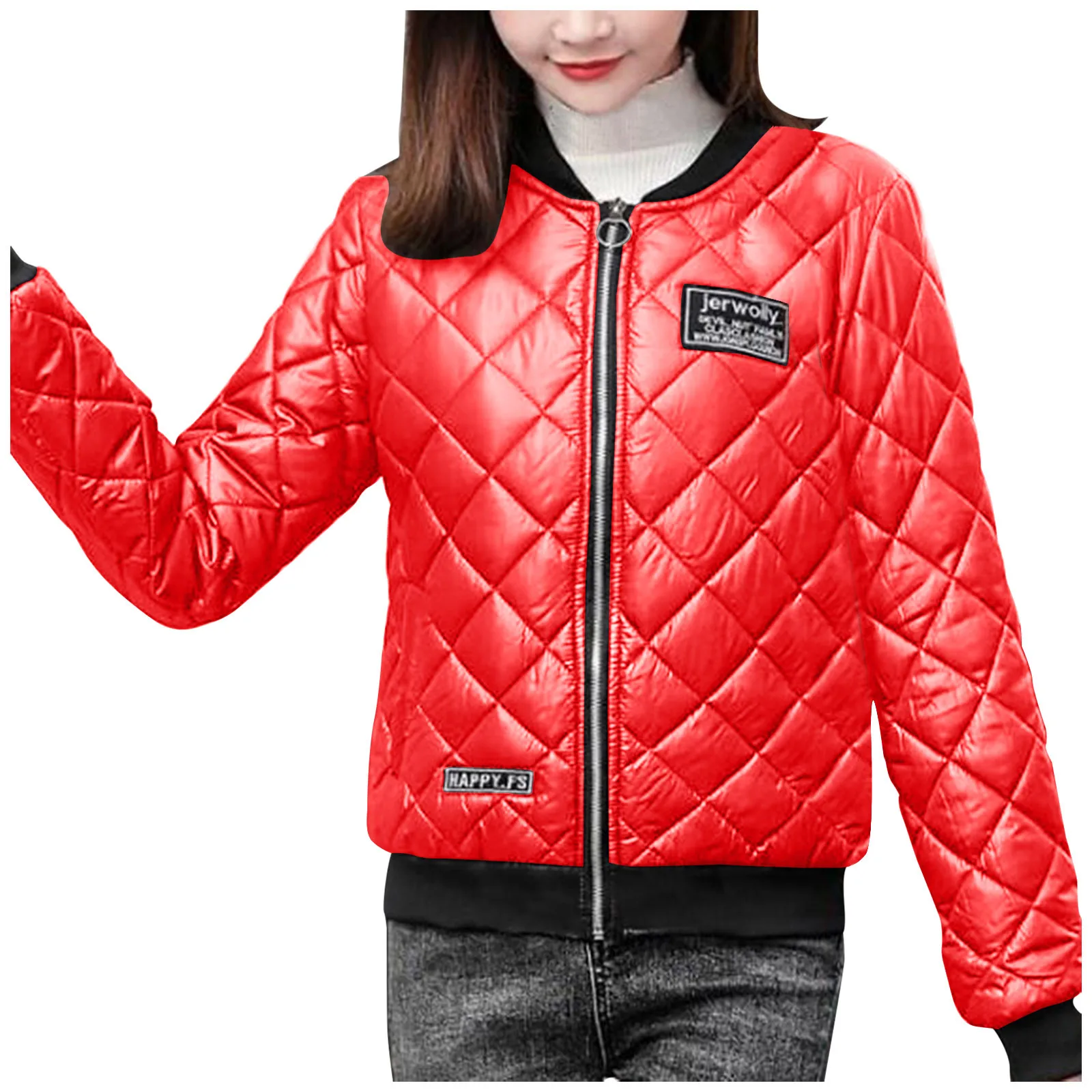 Women's Autumn Coat Loose Small Padded Jacket Coat And Fashionable Short Cotton Coat Long Sleeve Pocket Coat Lightweight Jacket
Women's Autumn Coat Loose Small Padded Jacket Coat And Fashionable Short Cotton Coat Long Sleeve Pocket Coat Lightweight Jacket