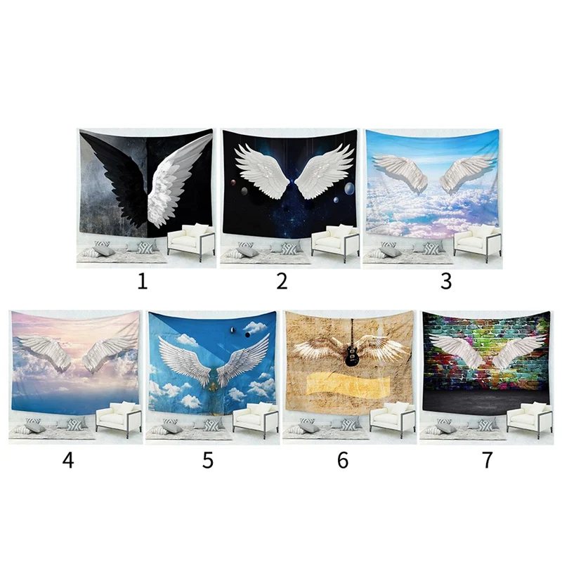Home Decoration Angel Wings Printed Tapestry Polyester Nordic Style Background Wall Hanging Mat Yoga Mat Beach Towel
Home Decoration Angel Wings Printed Tapestry Polyester Nordic Style Background Wall Hanging Mat Yoga Mat Beach Towel