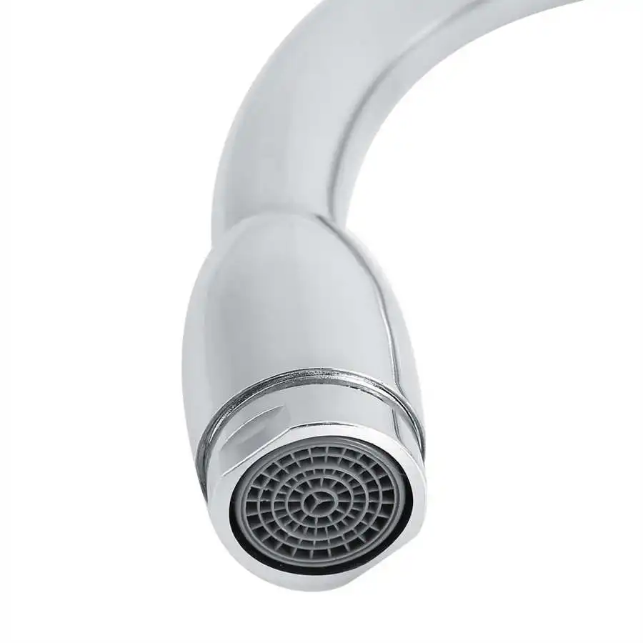 360 Degree Rotation Modern Stylish Single Handle Kitchen Sink Water Faucet Cold Hot Water Tap Home Accessory
360 Degree Rotation Modern Stylish Single Handle Kitchen Sink Water Faucet Cold Hot Water Tap Home Accessory