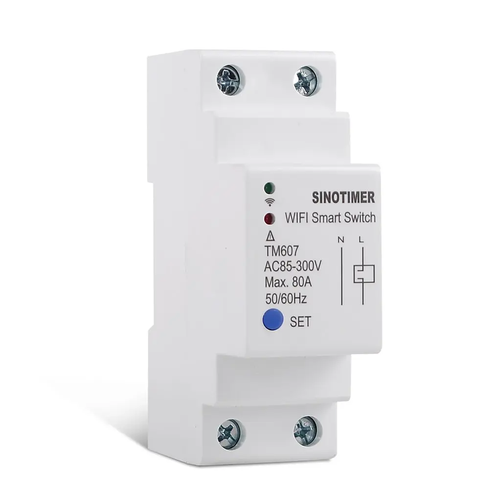 80A Electric Tuya APP Wireless Remote Control Smart Switch WiFi Timer Countdown Time Switch Breaker DIY Lights
80A Electric Tuya APP Wireless Remote Control Smart Switch WiFi Timer Countdown Time Switch Breaker DIY Lights