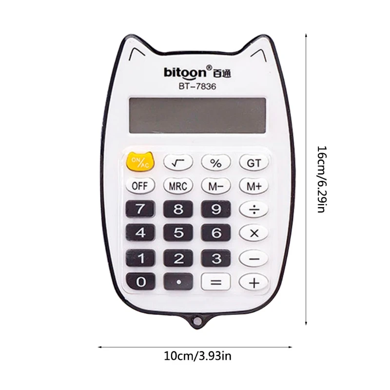 

Basic Standard Calculators Mini Digital Desktop Calculator 12-Digit LED Display 1 x AAA Battery Powered Smart Calculator