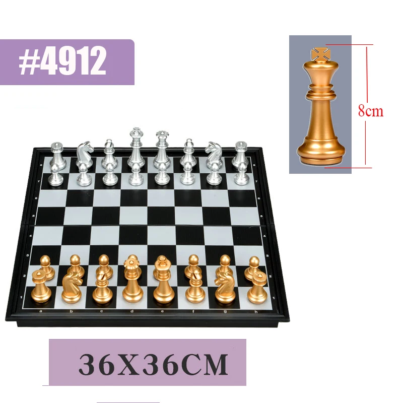 Magnetic Chess Set Folding Chessboard Beginner Adult Child Large Gold Silver Competitions Checkers
Magnetic Chess Set Folding Chessboard Beginner Adult Child Large Gold Silver Competitions Checkers