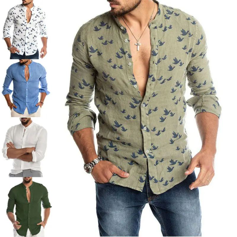 Floral Shirts Men Hawaiian Print Linen Shirts Sports Beach Quick Dry Blouse Top Male Playeras De Hombre New Men Clothing Camisa
Floral Shirts Men Hawaiian Print Linen Shirts Sports Beach Quick Dry Blouse Top Male Playeras De Hombre New Men Clothing Camisa