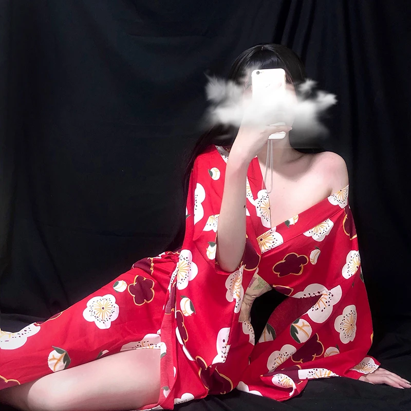 Japanese Vibration Sleeve Printed Kimono Red Bathrobe With Waist Seal Sexy Kimono Dress Home Wear Sleepwear Wedding Underwea
Japanese Vibration Sleeve Printed Kimono Red Bathrobe With Waist Seal Sexy Kimono Dress Home Wear Sleepwear Wedding Underwea