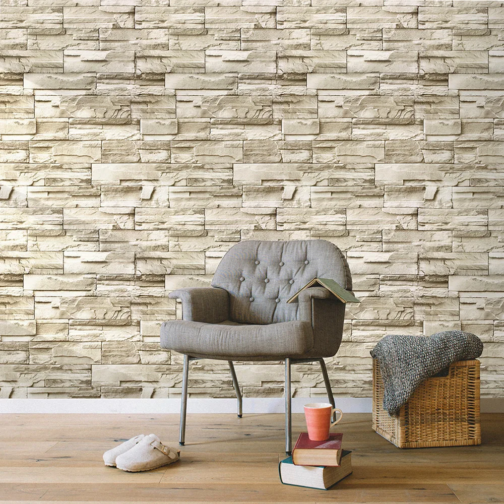 Stone Peel And Stick Wallpaper Faux Brick Vinyl Self-adhesive 3D Wallpaper For Bedroom Living Room Walls Home Decoration Sticker
Stone Peel And Stick Wallpaper Faux Brick Vinyl Self-adhesive 3D Wallpaper For Bedroom Living Room Walls Home Decoration Sticker