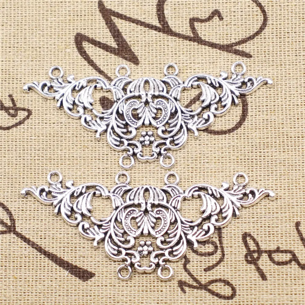 Components For Jewelry Making Antique Silver Color Necklace Connector 66x30mm 2pcs
Components For Jewelry Making Antique Silver Color Necklace Connector 66x30mm 2pcs