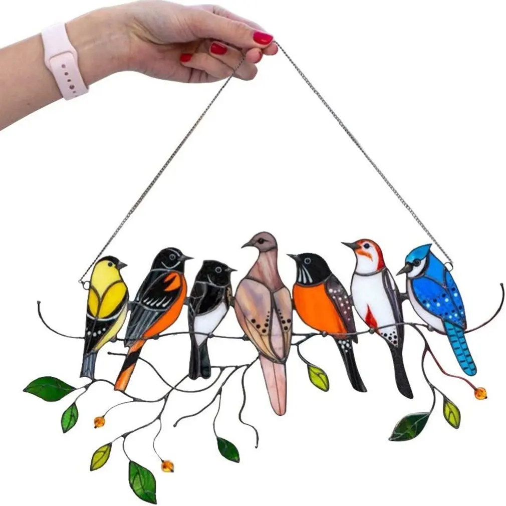 Multicolor Mini Bird Glass Window Hangings Acrylic Wall Hanging Birds Decor Room Accessories Scandinavian Decor Mothers Day Gift
Multicolor Mini Bird Glass Window Hangings Acrylic Wall Hanging Birds Decor Room Accessories Scandinavian Decor Mothers Day Gift