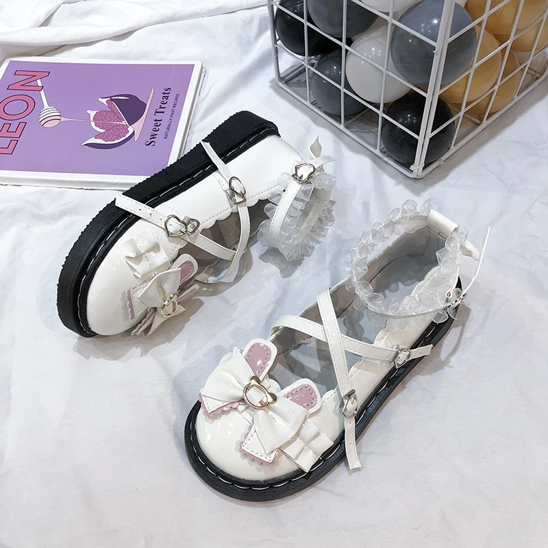 Spring Autumn Women Flats Girls Cute Cross Straps Bow Low Round Lolita Shoes Ladies Lace Princess Shoes PU Leather Shoe
Spring Autumn Women Flats Girls Cute Cross Straps Bow Low Round Lolita Shoes Ladies Lace Princess Shoes PU Leather Shoe