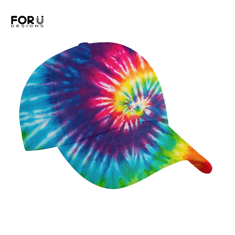 FORUDESIGNS Summer Baseball Caps For Men Women Artistic Color Tie-Dye rinted Adjustable Holiday Outdoor Hat High Quality Hats
FORUDESIGNS Summer Baseball Caps For Men Women Artistic Color Tie-Dye rinted Adjustable Holiday Outdoor Hat High Quality Hats