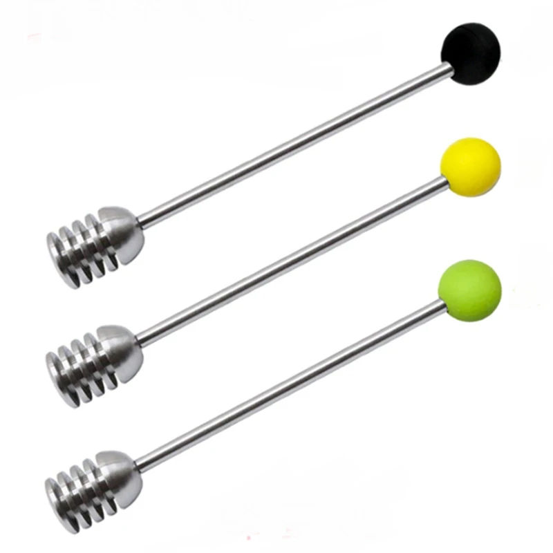 3Pcs Long Handle Stainless Steel Honey Dipper Spoons Honey Mixing Stick Liquid Juicer Mixer Honey Kitchen Cooking Tools
3Pcs Long Handle Stainless Steel Honey Dipper Spoons Honey Mixing Stick Liquid Juicer Mixer Honey Kitchen Cooking Tools