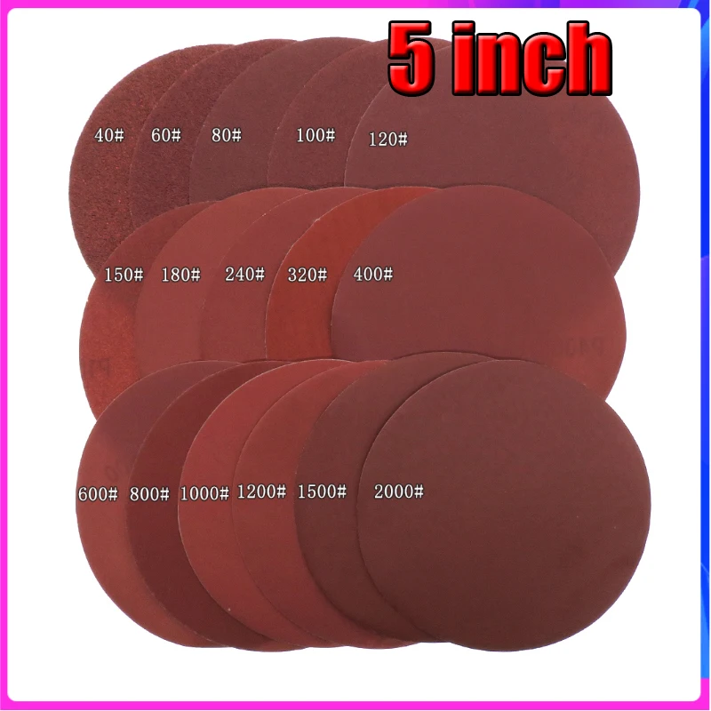 NEW 20PCS Sanding Grit 5 inch 125mm Sandpaper Disc 60-600 Tools Accessories Self Stick Abrasive For Dremel Sander Machine
NEW 20PCS Sanding Grit 5 inch 125mm Sandpaper Disc 60-600 Tools Accessories Self Stick Abrasive For Dremel Sander Machine
