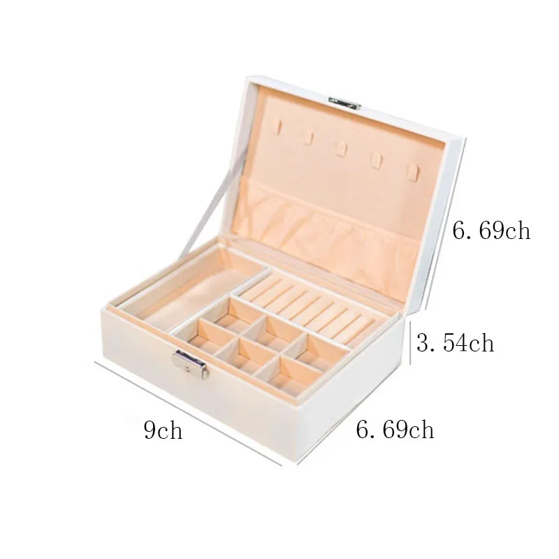 New Makeup Organizer Jewelry Box Female Cosmetic Bag Make Up Organizer Box Display Cortex Storage Double Layer High Capacity
New Makeup Organizer Jewelry Box Female Cosmetic Bag Make Up Organizer Box Display Cortex Storage Double Layer High Capacity
