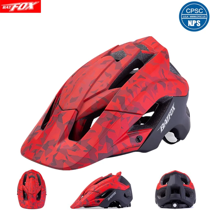 BATFOX Ultralight Bicycle Helmet Intergrally-molded Impact Resistance Cycling Helmet MTB Road Bike Safety Helmet With Sunglasses
BATFOX Ultralight Bicycle Helmet Intergrally-molded Impact Resistance Cycling Helmet MTB Road Bike Safety Helmet With Sunglasses