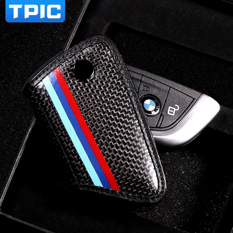 Чехол для ключей из углеродного волокна Bmw E90 F30 F34 F10 E70 E71 X1 X3 X4 X5 X6 1 2 3 4 5 6 7