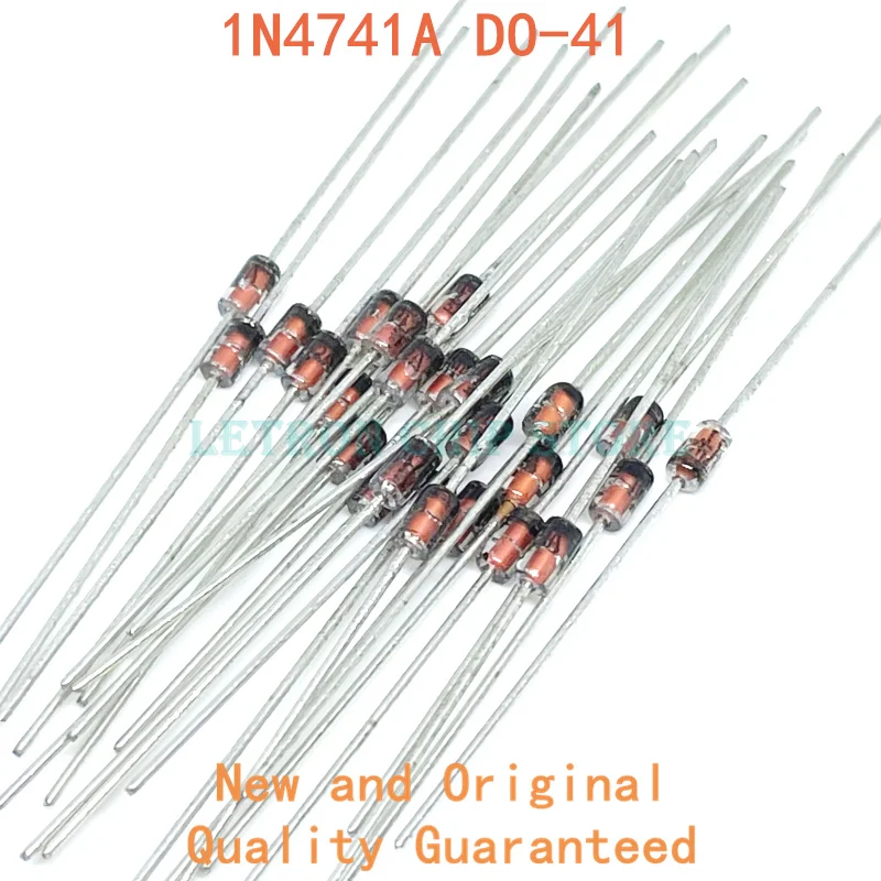 100PCS 1N4741A IN4741A DO-41 1W 11V Zener Diode 
100PCS 1N4741A IN4741A DO-41 1W 11V Zener Diode