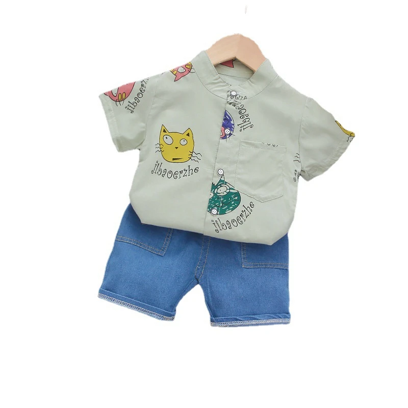 Костюм детский летний с мультяшным принтом, 2 шт./компл.
Костюм детский летний с мультяшным принтом, 2 шт./компл.