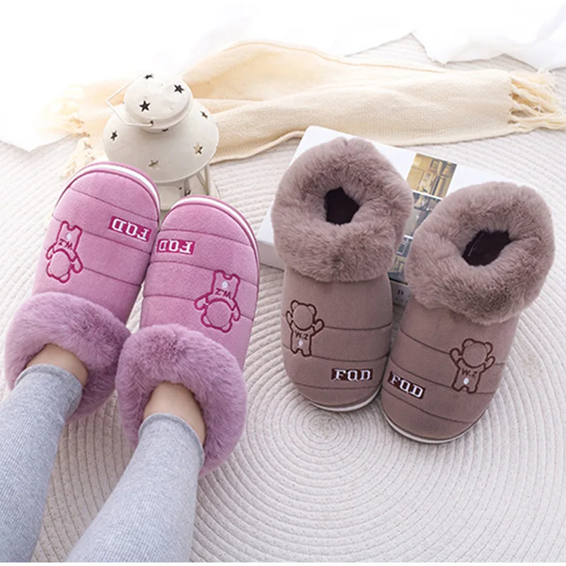 Winter Women Slippers Cute Home Cotton Shoes Female Warm Non-Slip Soft Fluffy Flats Ladies Couples Indoor Comfortable Footwear
Winter Women Slippers Cute Home Cotton Shoes Female Warm Non-Slip Soft Fluffy Flats Ladies Couples Indoor Comfortable Footwear