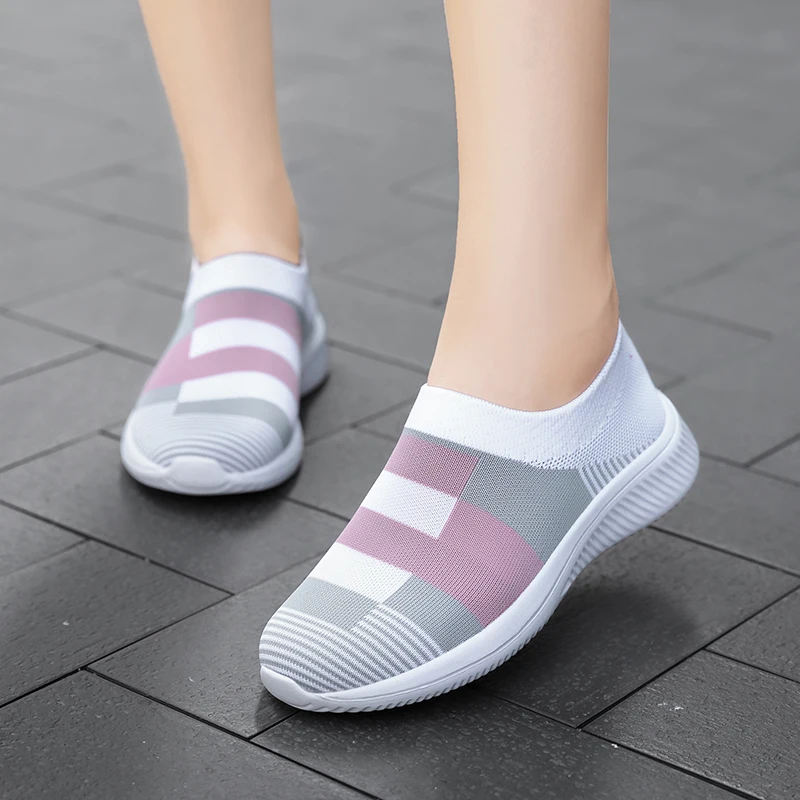 Sneakers Women Walking Shoes Woman Lightweight Loafers Tennis Casual Ladies Fashion Slip on Sock Vulcanized Shoes Plus Size 2021
Sneakers Women Walking Shoes Woman Lightweight Loafers Tennis Casual Ladies Fashion Slip on Sock Vulcanized Shoes Plus Size 2021