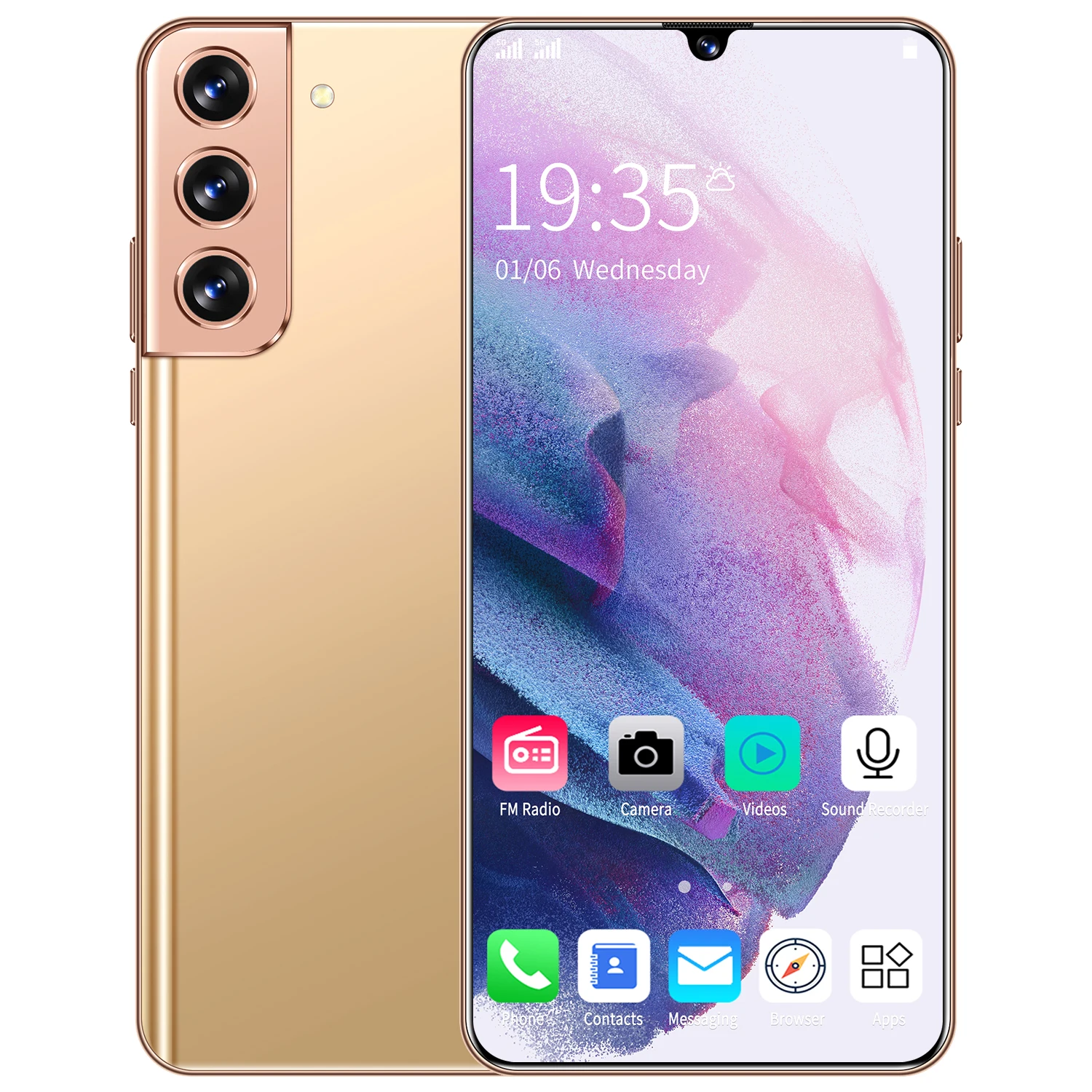 6.6inch Global Version Galay S21+ Mobile Phone 6000mh 12GB RAM 512GB ROM 50MP Type-C Snapdragon 888 CellPhone 4G LTE WiFi GPS
6.6inch Global Version Galay S21+ Mobile Phone 6000mh 12GB RAM 512GB ROM 50MP Type-C Snapdragon 888 CellPhone 4G LTE WiFi GPS